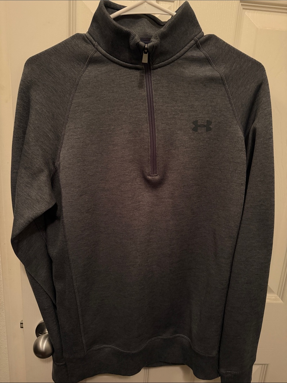 Under Armour Men's Dark Gray Quarter-Zip Performance Pullover